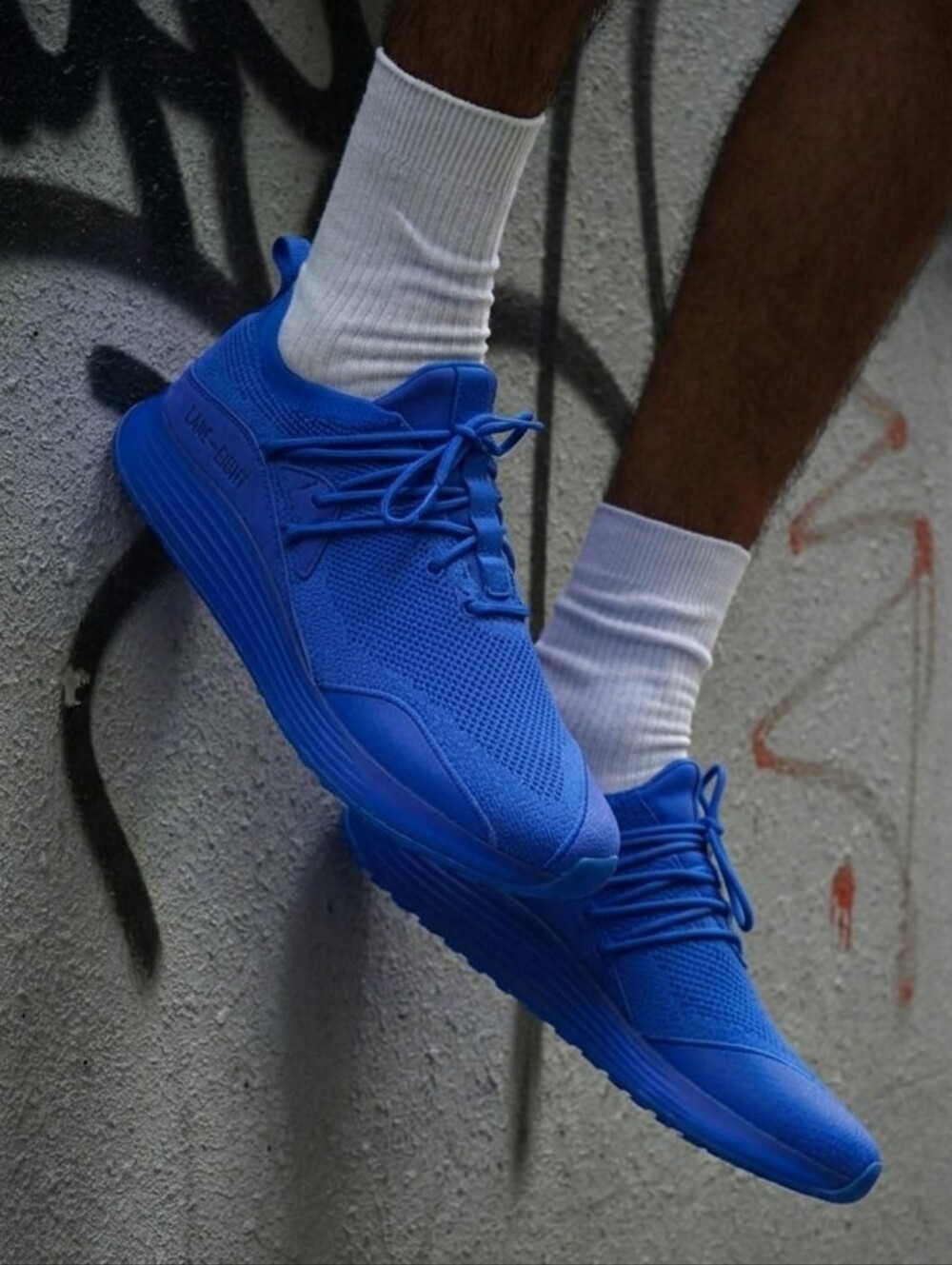 NIB LANE EIGHT Men's HIIT Trainer Athletic Gym Workout Shoes Cobalt